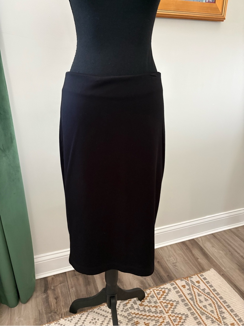 New York & Company Black Midi Pencil Skirt